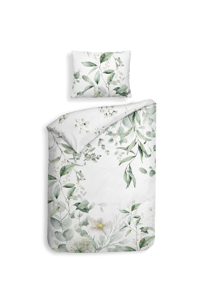 Heckett Lane Dekbedovertrek Katoen Clip-Sheared Eduardo - White