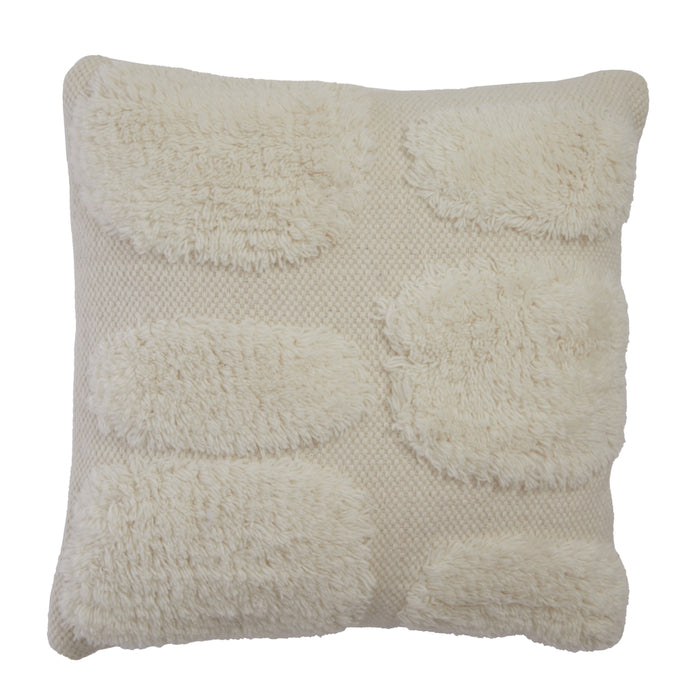 Light & Living Sierkussen Latium - Creme - Textiel - 45x0x45cm (BxHxD)