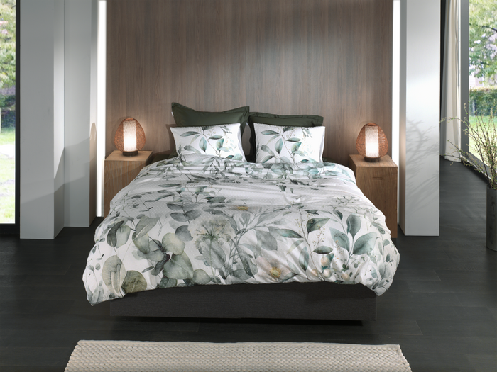 Heckett Lane Dekbedovertrek Katoen Clip-Sheared Eduardo - White