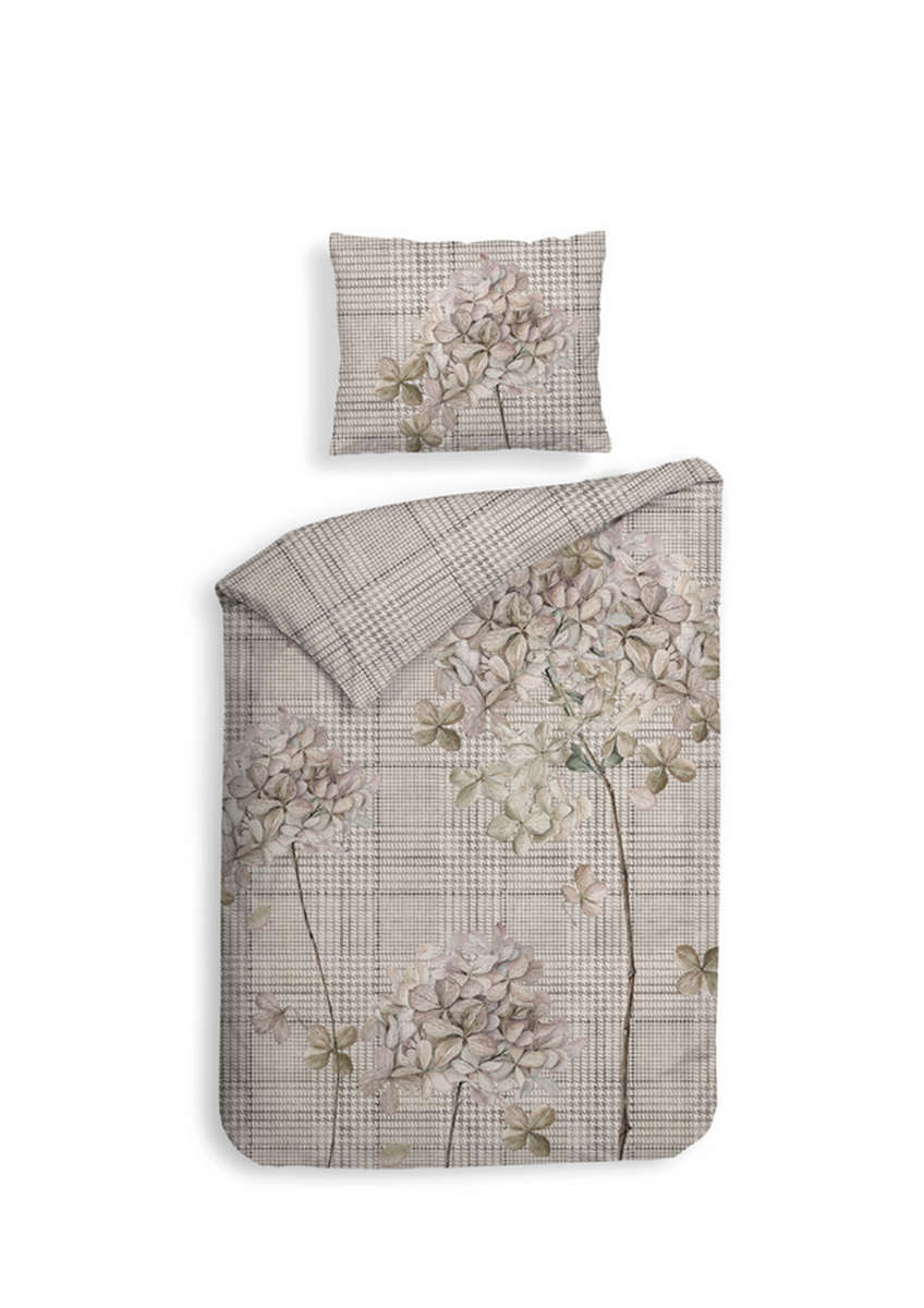 Heckett Lane Dekbedovertrek Katoen Twill Rory - beige