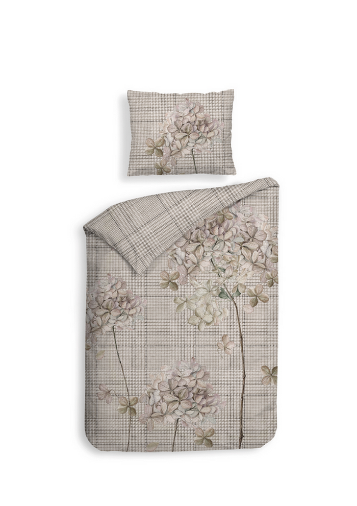 Heckett Lane Dekbedovertrek Katoen Twill Rory - beige