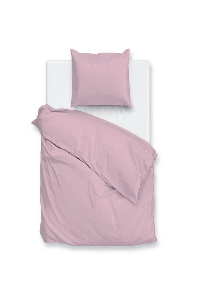 Zo Home Dekbedovertrek Katoen Percalle - lilac pink