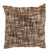 J-line - Kussen Tweed Acryl|katoen Bruin|beige - 45x45x12cm