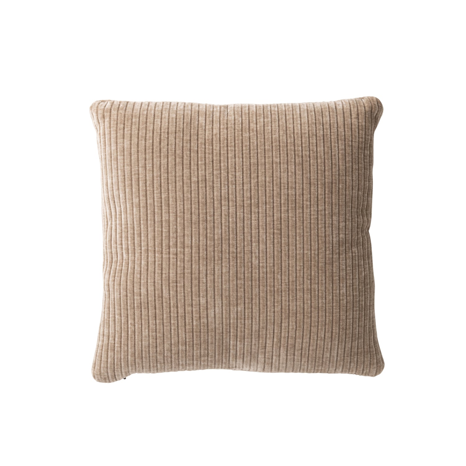 J-line - Kussen Ote Stof|schuim Donker Taupe - 45x45x5cm
