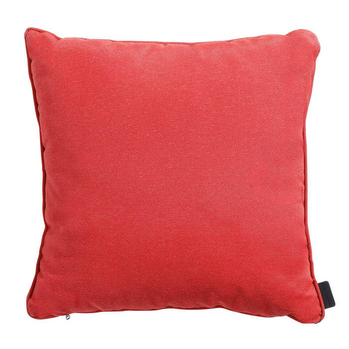 Madison -  Sierkussen Panama brick red - Ca. 45x45 cm - Set van 4