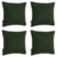 Madison -  Sierkussen Green canvas eco+ - Ca. 50x50 cm - Set van 4
