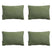 Madison -  Sierkussen Panama green - Ca. 40x60 cm - Set van 4