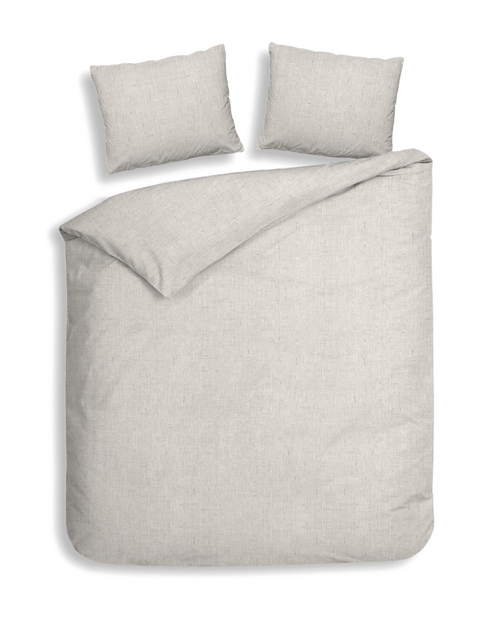 Heckett Lane Dekbedovertrek Flanel Franela - desert sand