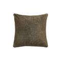 PTMD Suky Green Suede Leather Cushion Square L