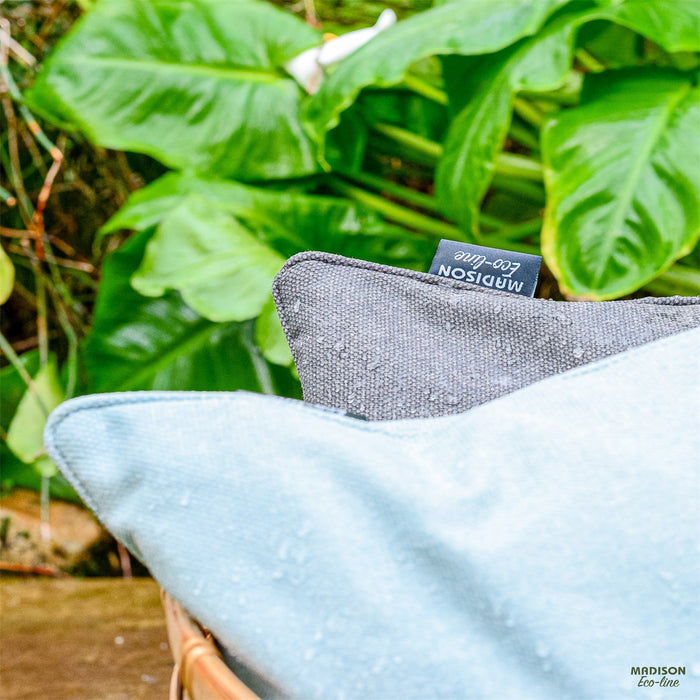 Madison -  Sierkussen Dark grey canvas eco+ - Ca. 30x50 cm - Set van 4