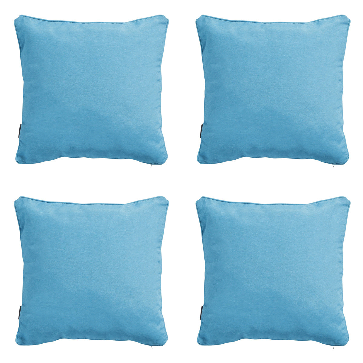 Madison -  Sierkussen Panama aqua - Ca. 60x60 cm - Set van 4