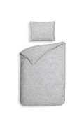 Heckett Lane Dekbedovertrek Flanel Alloro - light grey
