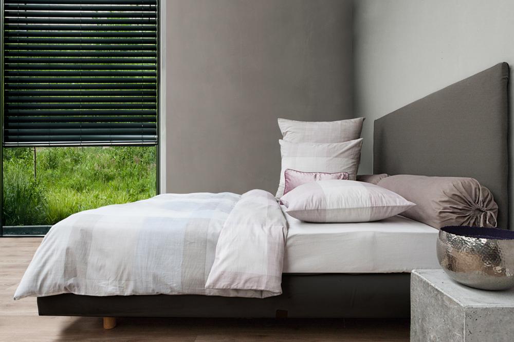 Heckett & Lane Dekbedovertrek Velvet Touch Refined Marin roze