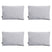 Madison -  Sierkussen Panama light grey - Ca. 40x60 cm - Set van 4