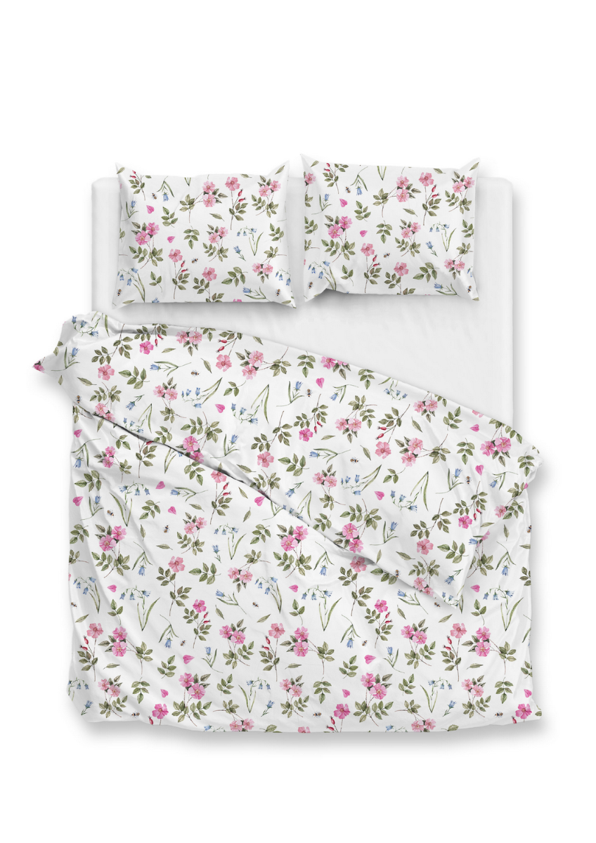 Zo Home Dekbedovertrek Katoen Sierra - white