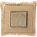 J-line - Kussen Boord Ibiza Katoen Beige|wit - 45x45x4cm