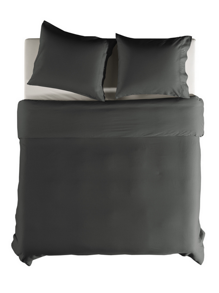 Yellow Dekbedovertrek Katoen Cialda - pewter grey