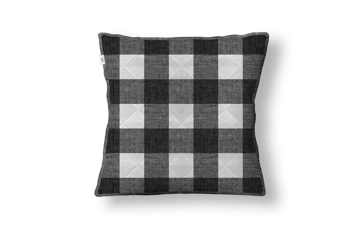 Zo Home Quattro di Lino Sierkussen - dark grey 50x50cm