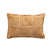 PTMD Cobie Camel Suede Leather Cushion Rectangle