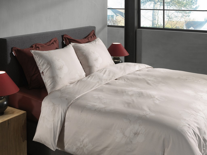 Heckett Lane Dekbedovertrek Katoen Satijn Marie - natural