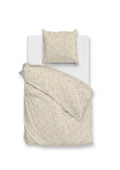 Zo Home Dekbedovertrek Perkal Katoen Floreala - cool beige
