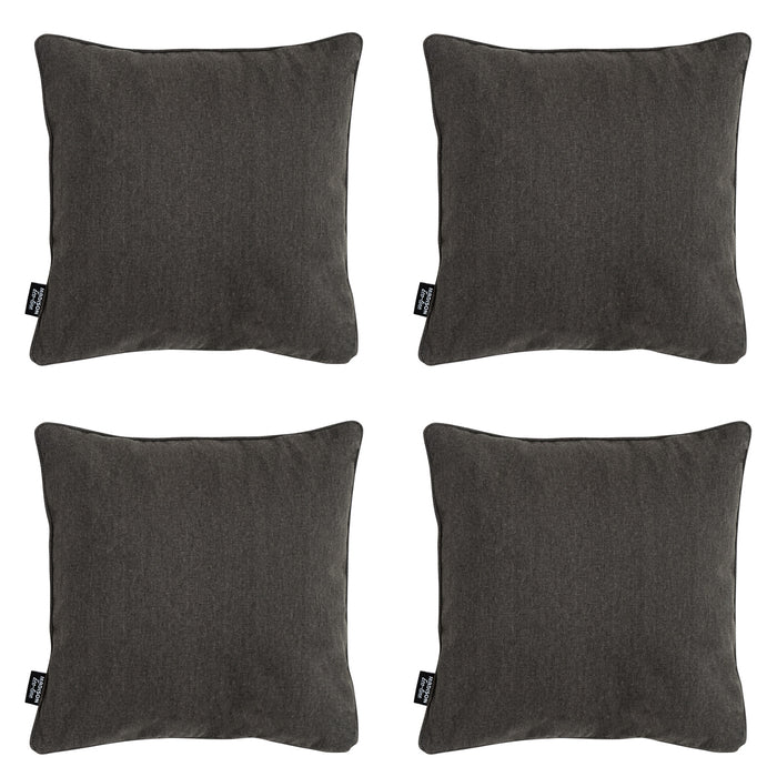 Madison -  Sierkussen Dark grey canvas eco+ - Ca. 50x50 cm - Set van 4