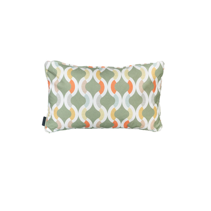 Madison -  Sierkussen Trivia green - Ca. 30x50 cm - Set van 4