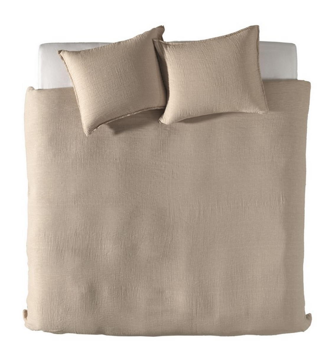 Yellow Dekbedovertrek Mousseline Katoen Garza - mojave sand