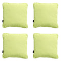 Madison -  Sierkussen Panama lime - Ca. 45x45 cm - Set van 4