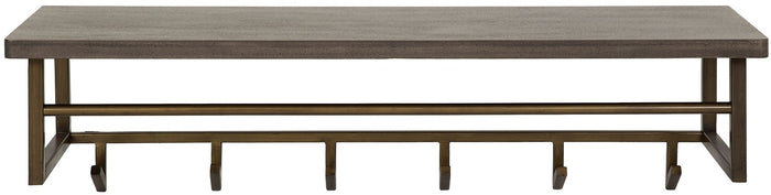 Davidi Design Ferro Brons Kapstok 6 Haken en Hoedenplank