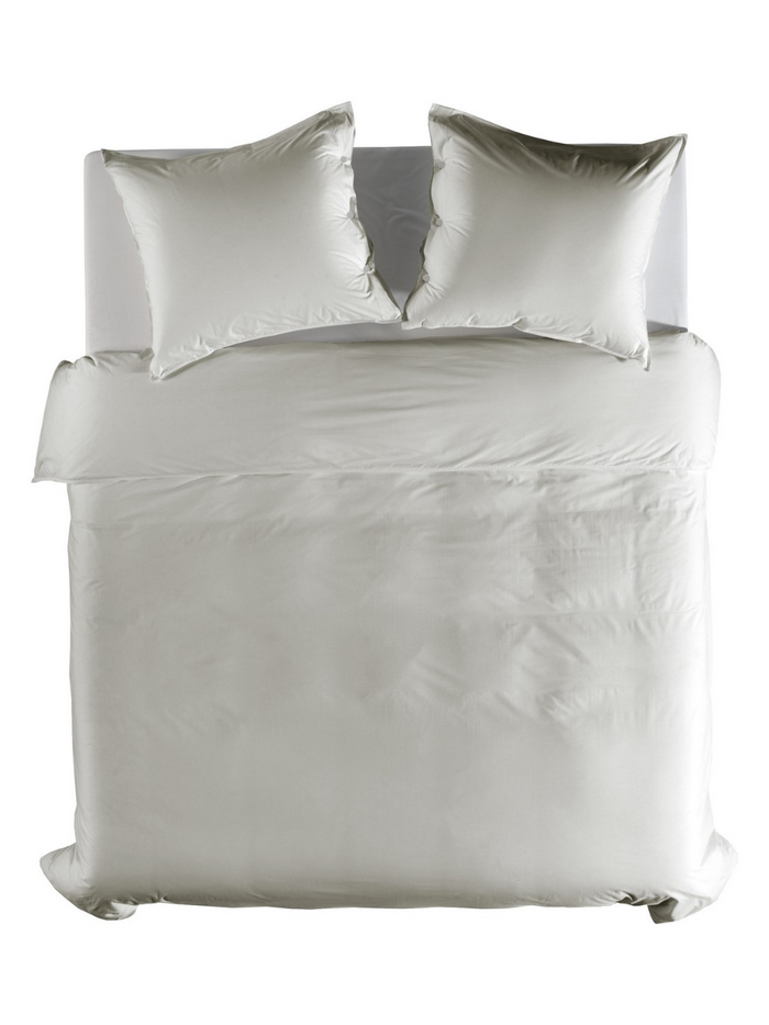 Yellow Dekbedovertrek Percale tender grey