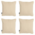 Madison -  Sierkussen Beige canvas eco+ - Ca. 50x50 cm - Set van 4