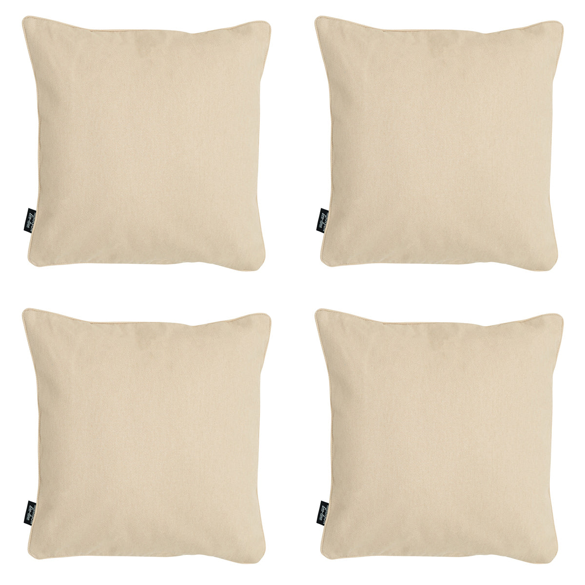 Madison -  Sierkussen Beige canvas eco+ - Ca. 50x50 cm - Set van 4