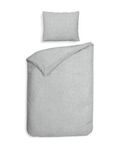 Heckett Lane Dekbedovertrek Flanel Franela - light grey
