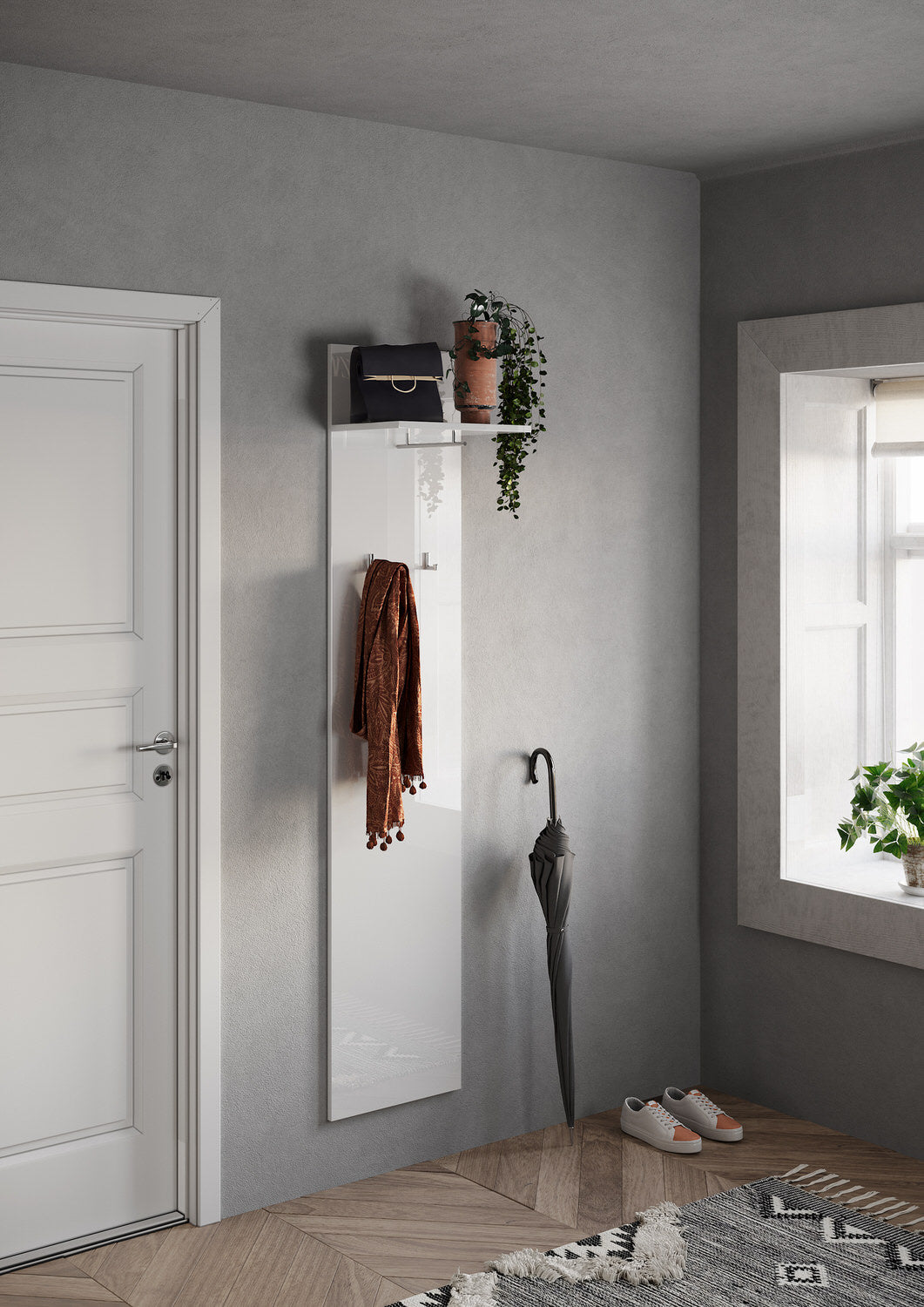 Benvenuto Design Frame Hoogglans Wit Kapstok