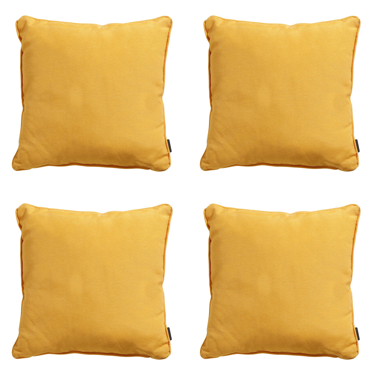 Madison -  Sierkussen Panama golden glow - Ca. 60x60 cm - Set van 4