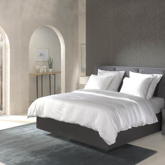 Yellow Dekbedovertrek Bamboo - quartz white