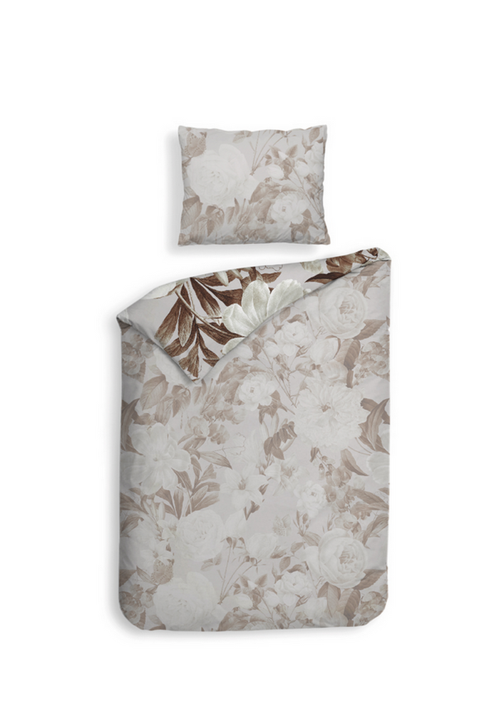 Heckett Lane Dekbedovertrek Katoen Satijn Danna - beige