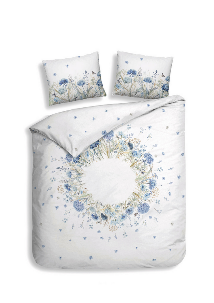 Heckett Lane Dekbedovertrek Katoen Clip-Sheared Mikaela - White