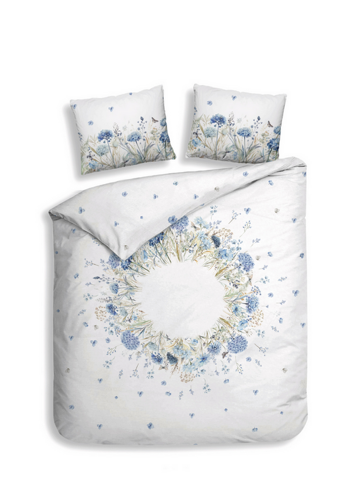 Heckett Lane Dekbedovertrek Katoen Clip-Sheared Mikaela - White