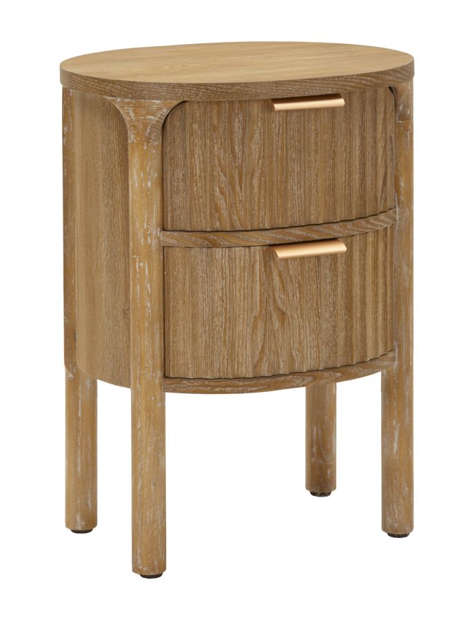 Nachtkastje van dennenhout cm 38x34,5x52