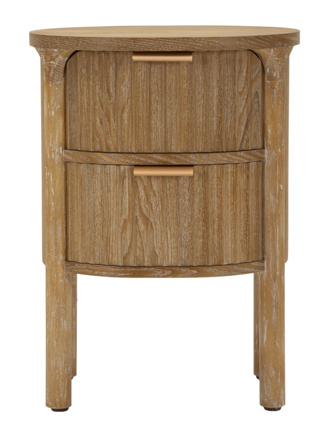 Nachtkastje van dennenhout cm 38x34,5x52