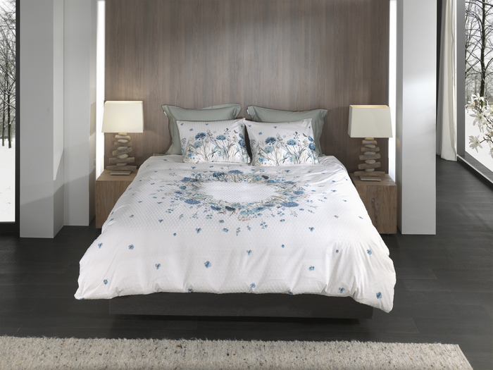 Heckett Lane Dekbedovertrek Katoen Clip-Sheared Mikaela - White