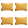 Madison -  Sierkussen Panama golden glow - Ca. 40x60 cm - Set van 4