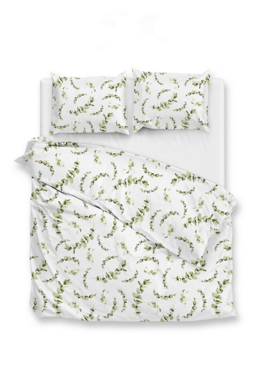 Zo Home Dekbedovertrek Katoen Satijn Eucalia - white