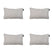 Madison -  Sierkussen Napels taupe - Ca. 30x50 cm - Set van 4