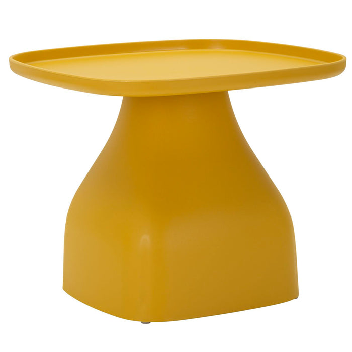 Plastic tafel geel cm 48x48x38