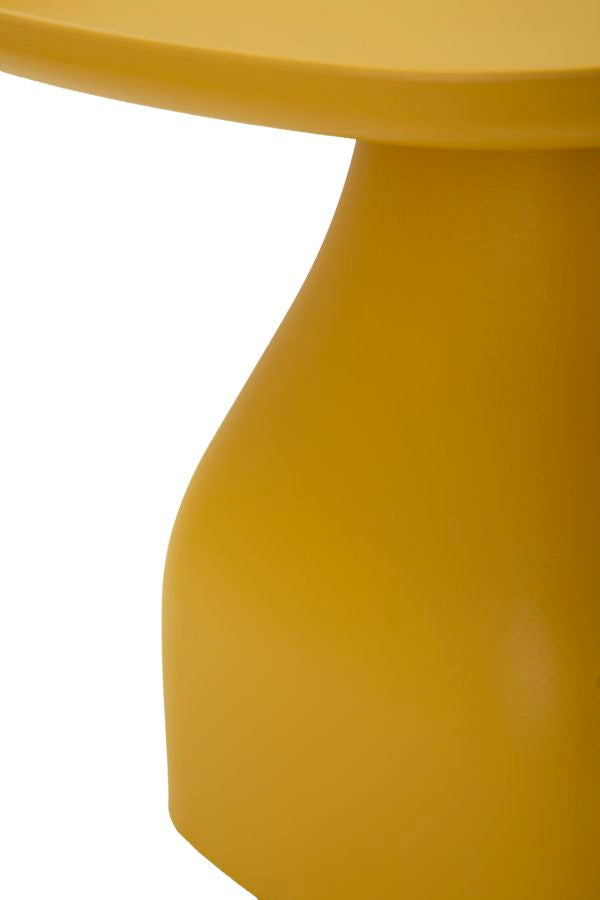 Plastic tafel geel cm 48x48x38