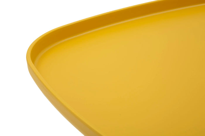 Plastic tafel geel cm 48x48x38