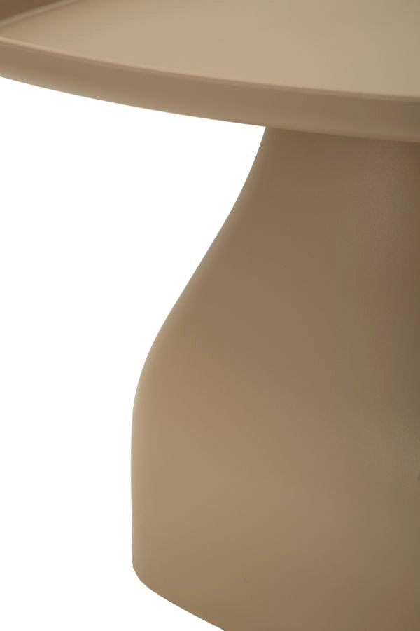 Tafel in tortora kunststof cm 48x48x38